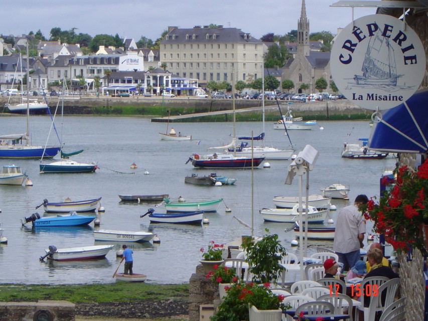 Benodet vue de Sainte Marine